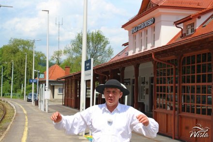 Powitanie na dworcu kolejowym